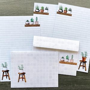 Set de papelería de doble cara - En maceta