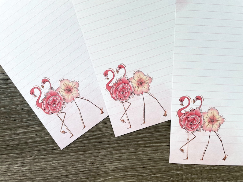 Stationery Set Flamingo Fleur image 10