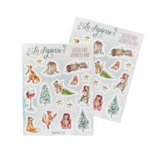 Feuille d'autocollants - Woodland Wonderland