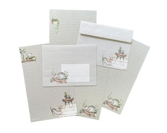 Double-sided Stationery Set - Lazing Around