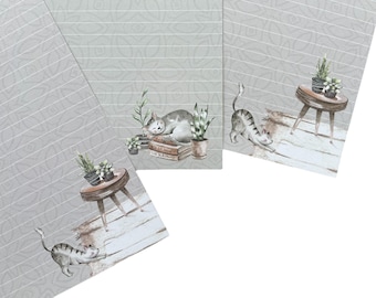 Double-sided letter writing sheets - Lazing Around