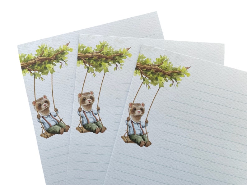 Double-sided letter writing sheets Sunny Days image 3