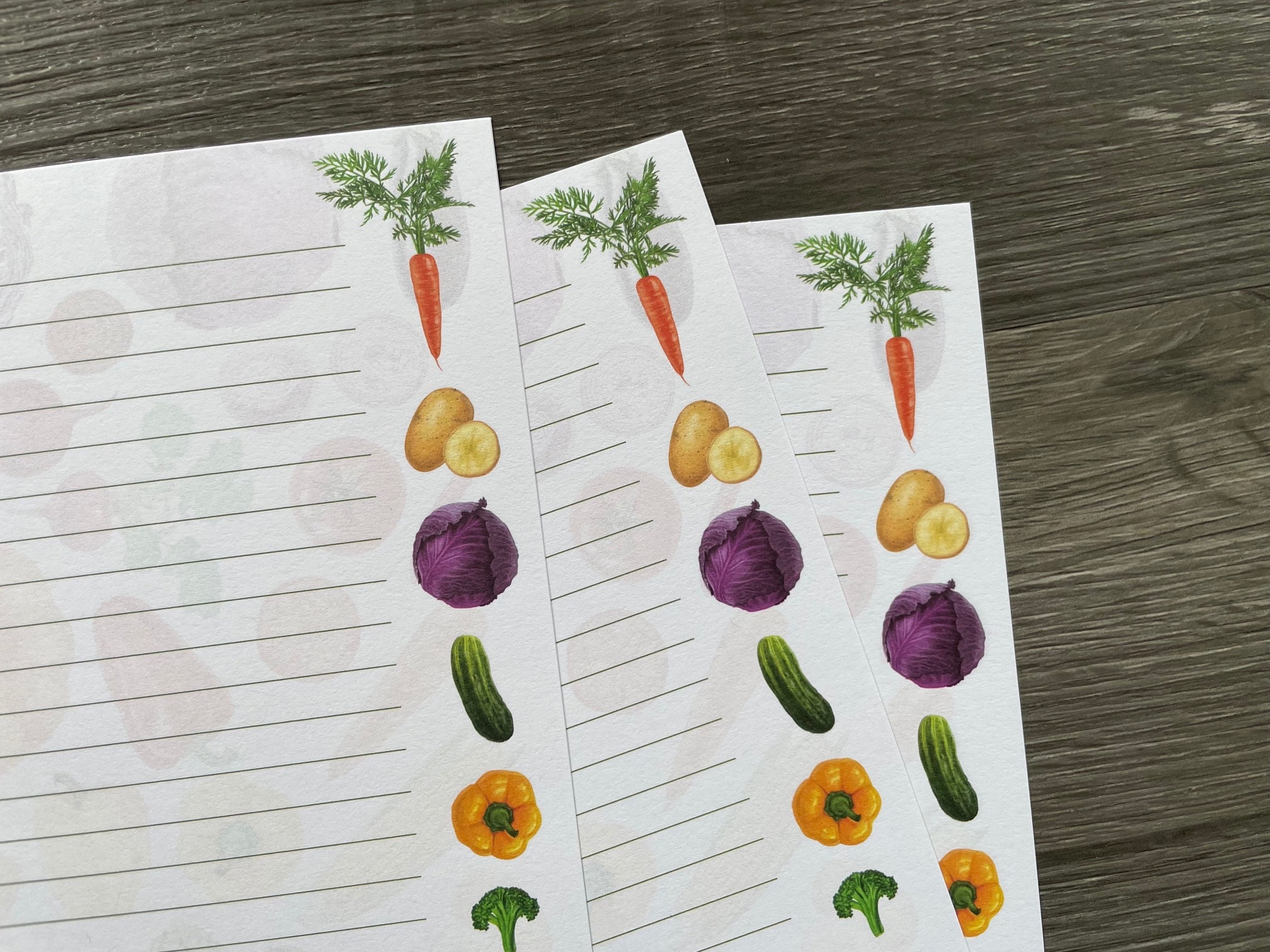 Envelope Pack - Veggieville - Etsy