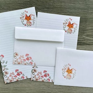 Conjunto de papelaria - Francine, a Raposa