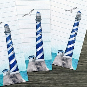 Letter writing sheets - Seaside