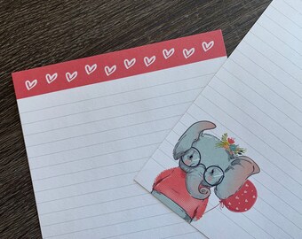 Letter writing sheets - Elsie