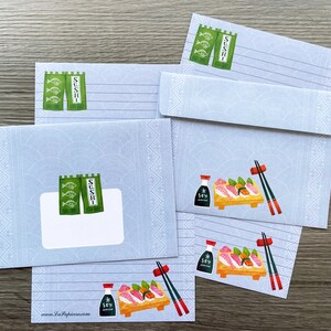 Juego de papelería - Sushi Night