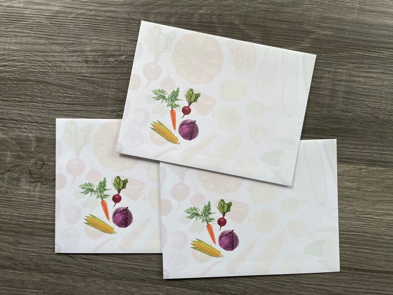 Envelope Pack - Veggieville - Etsy