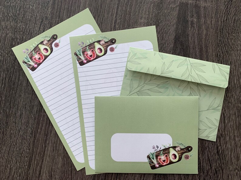 Letter writing sheets Cutting Board