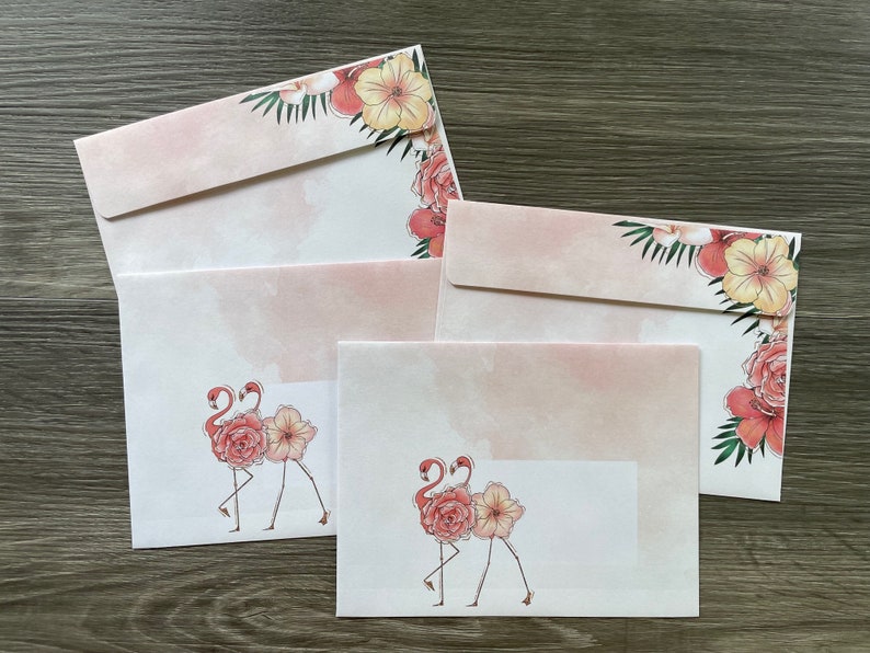 Stationery Set Flamingo Fleur image 9