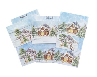 Double-sided Stationery Kit - Snow Day
