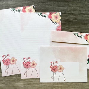 Stationery Set Flamingo Fleur image 1