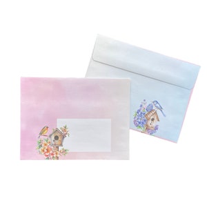 Paquet d'enveloppes - Observation des oiseaux