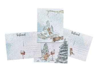 Postcard Pack - Woodland Wonderland