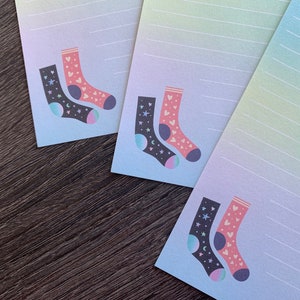 Feuilles pour écrire des lettres - Mélangeur de chaussettes
