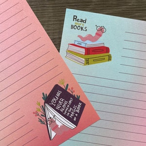 Letter writing sheets - Bookworm