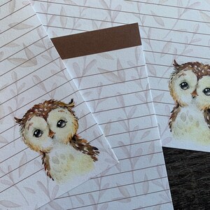 Letter writing sheets Howie the Owl image 5