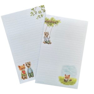 Double-sided letter writing sheets Sunny Days no