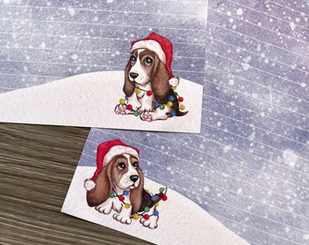 Double-sided letter writing sheets - Holiday Hound