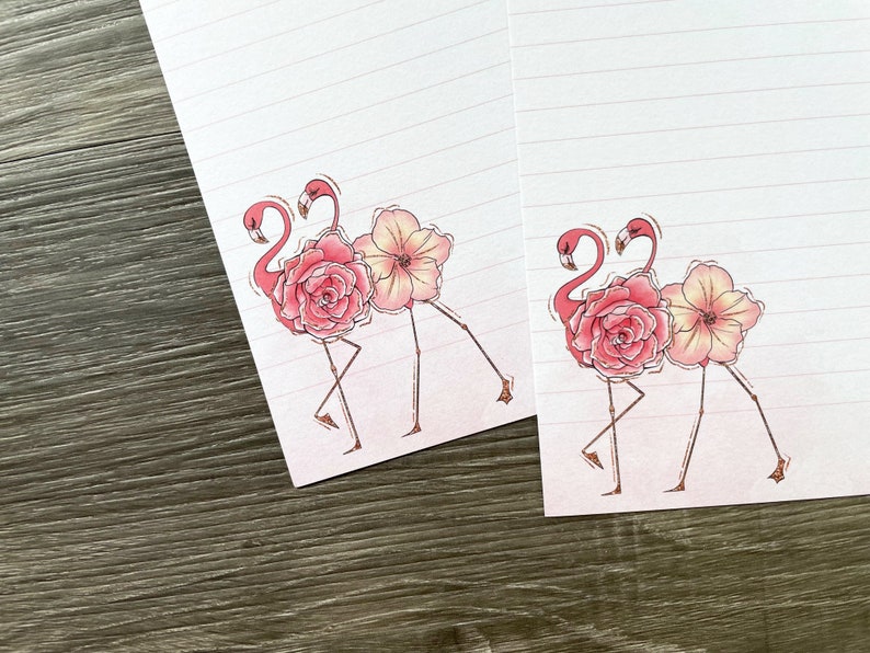 Stationery Set Flamingo Fleur image 6