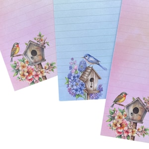 Fogli per scrivere lettere fronte-retro - Birdwatching
