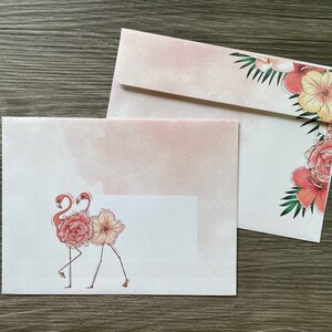 Stationery Set Flamingo Fleur image 3