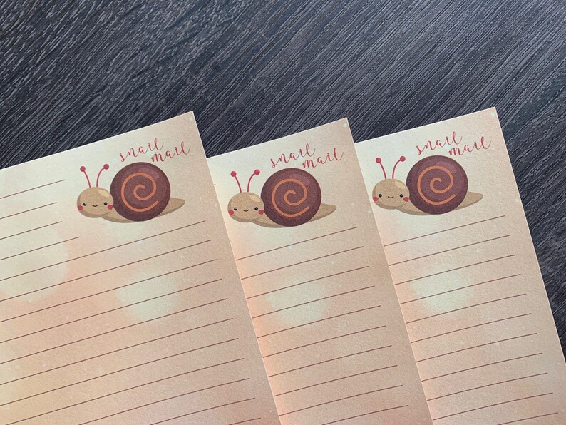 Snail Mail Letter writing sheets