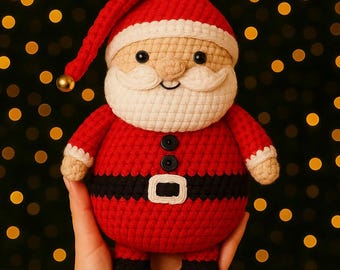 Crochet Santa Claus Amigurumi Pattern | Holiday Decoration (PDF Pattern)