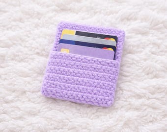 Crochet Card Wallet Pattern PDF | Beginner Friendly | Quick & Easy Card Holder
