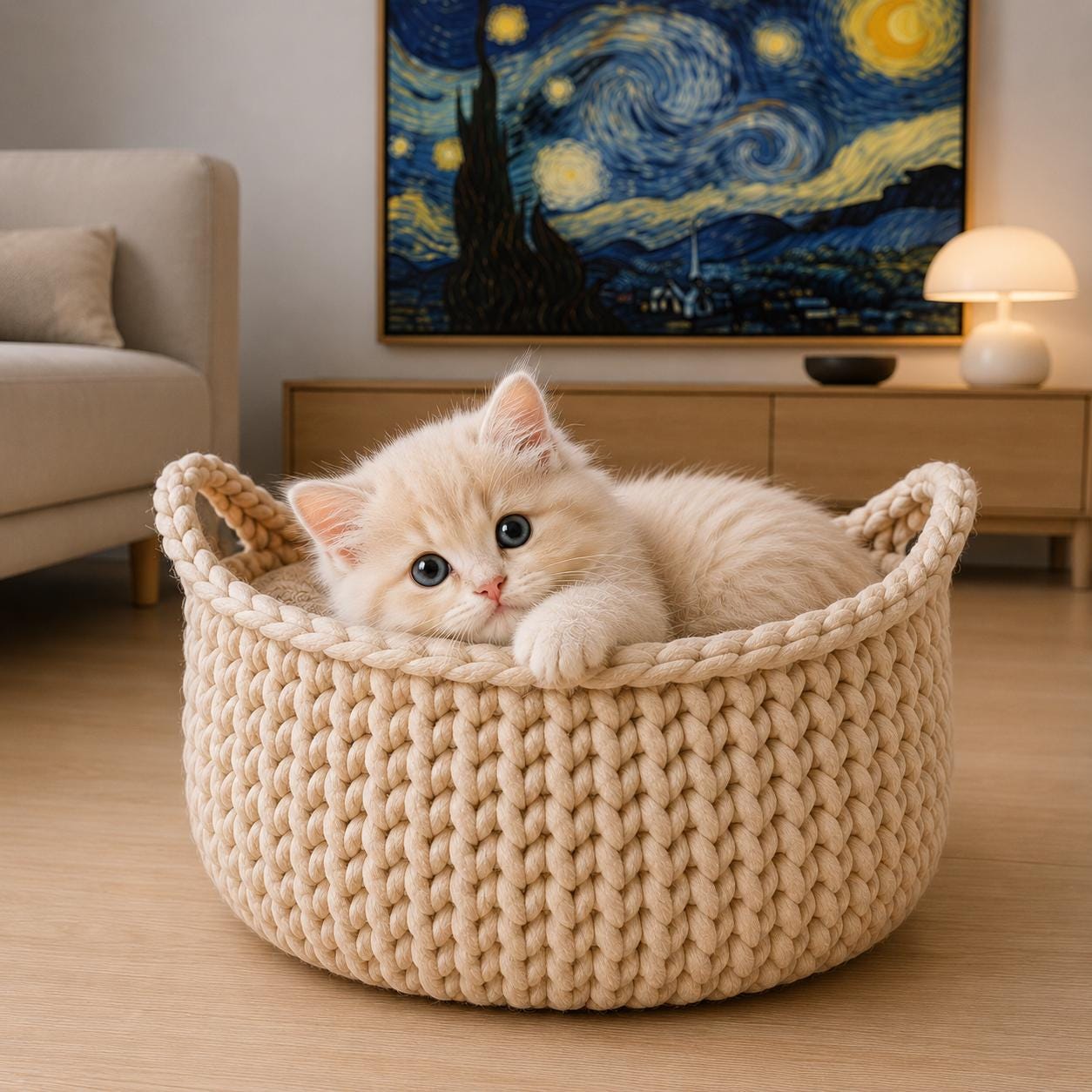 40 Cat Bed Crochet Patterns for Cozy Caves, Pods, and Pet Nests 22 Crochet Cat Bed Cozy Basket Beginner DIY Pet House
