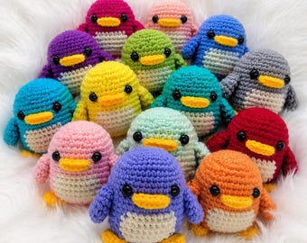 Penguin Amigurumi PDF, Easy Plush Toy DIY, Beginner Friendly
