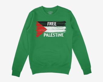 Free Palestine Sweatshirt | Unisex Activist Pullover | Pro Palestine Liberation Clothing