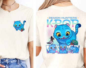 Demon Hunter Tiger shirt, Derpy the Tiger And Bird Demon Hunter Tiger Tee, Hunters Tiger fan, Kpop Saja Boys Shirt, Kpop Demon Hunters