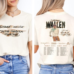 Morgan Wallen « I'm The Problem » Tour 2025 T-shirt de concert, chemise Morgan musique country, chemise de la tournée de musique rétro, chemise Si je suis le problème