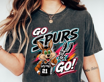 San Antonio Basketball Shirt, Go Spur Go Shirt, Game Day Shirt, Retro Basketball Team Gift, San Antonio Fan Gift, Basketball Mascot Tee