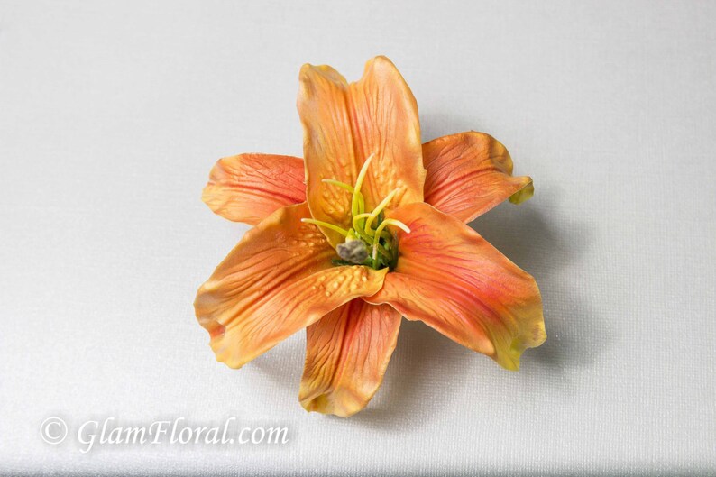 Lily Flower Hair Clip / Fascinator/ Hair Comb Real Touch Etsy