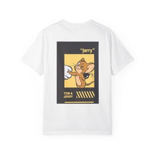 Camiseta unisex vintage de Tom y Jerry, regalo para mejores amigos, ropa para amantes de los dibujos animados, divertida camiseta de estilo retro, regalo para niños y adultos.