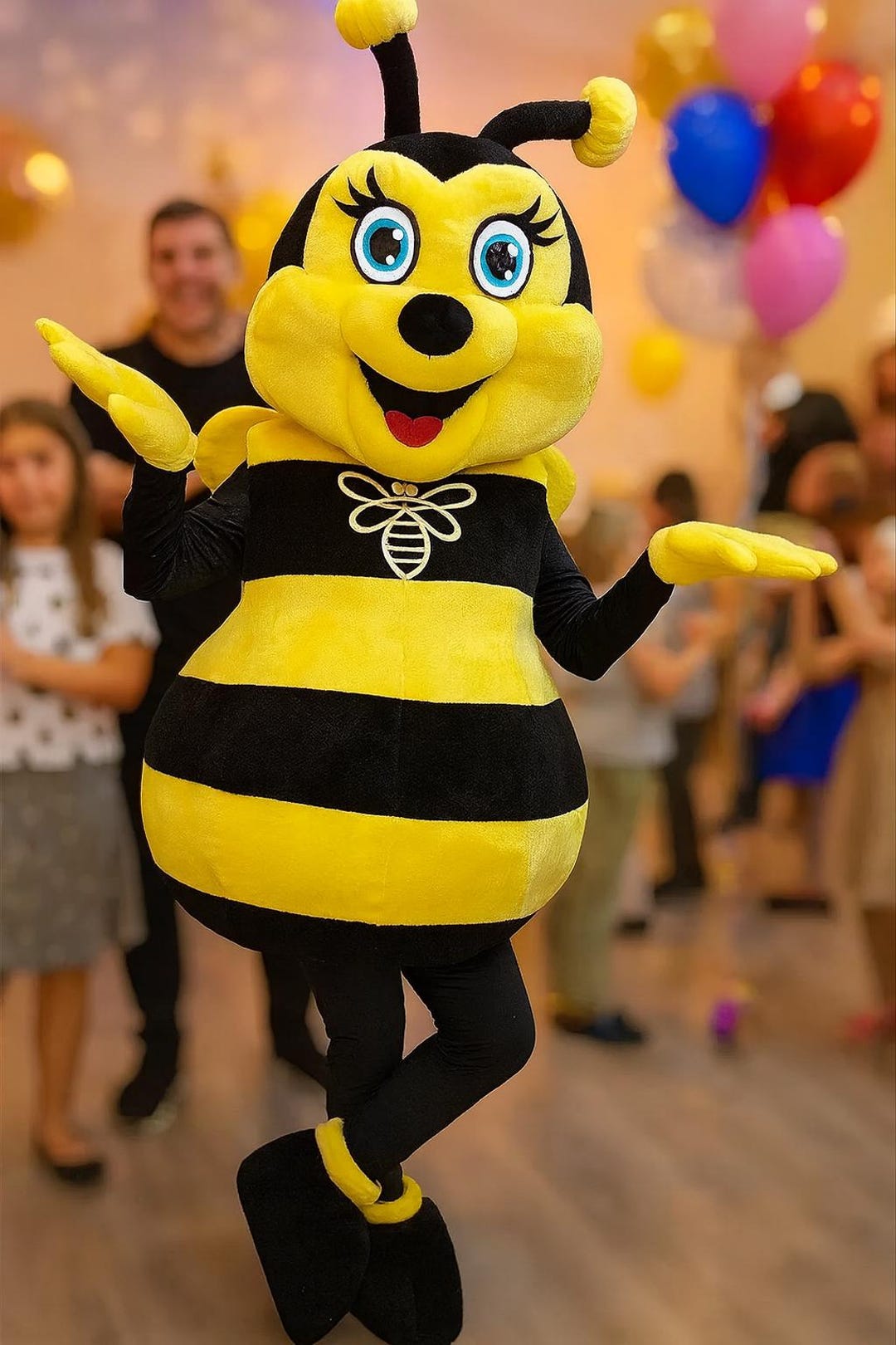 Bee Mascot Costume / Adult Fursuit Jumpsuit for Halloween Party ...