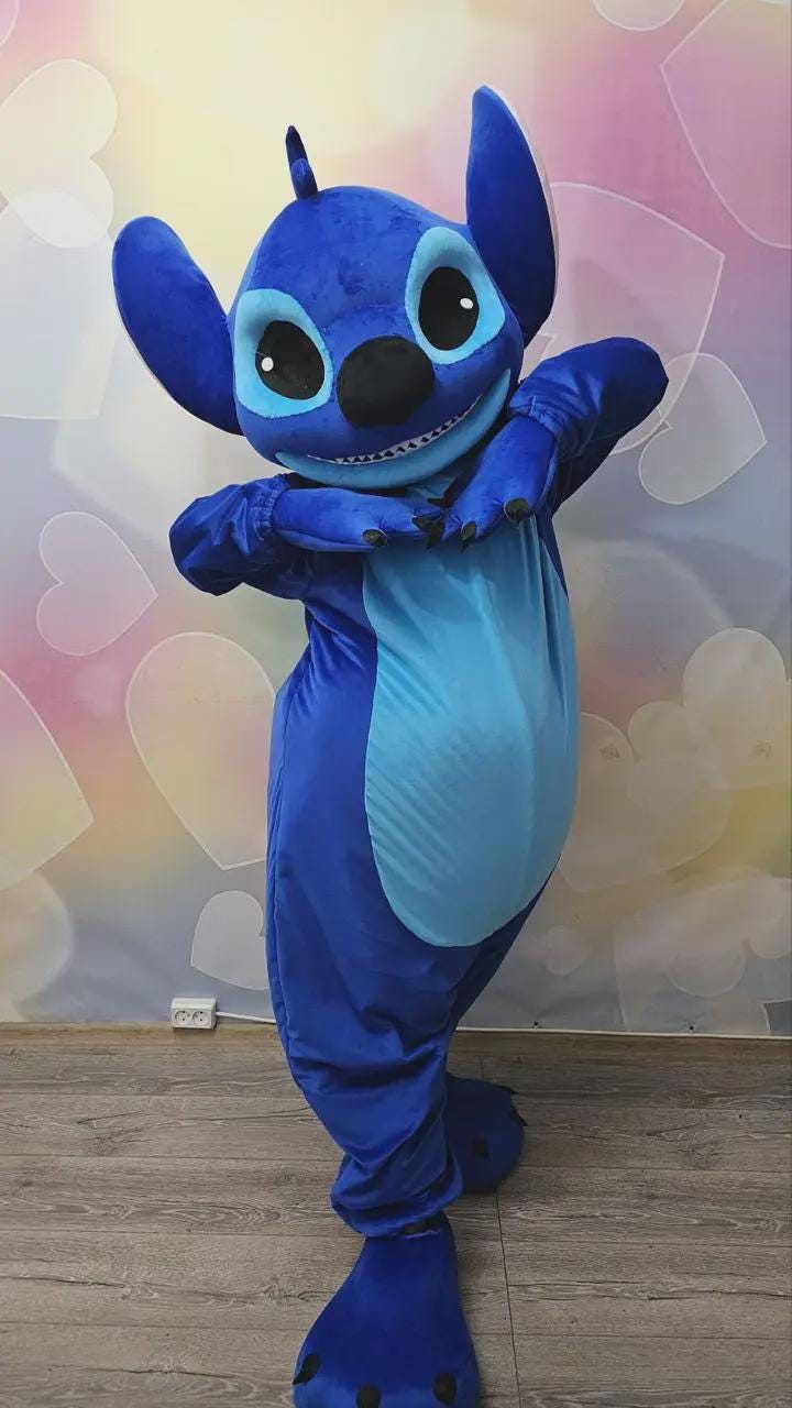 Stitch mascot costume Italia