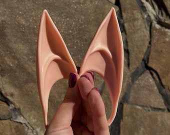 Elf Ears Silicone / Fairy Ears Fae Costume Accessory for Elf Cosplay / Fantasy Costume / Fairy Cosplay / LARP & Renaissance Fair