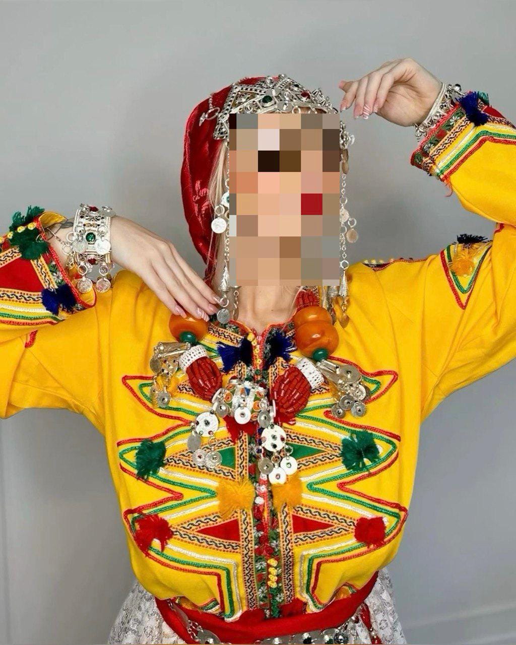 Caftan Marocain Foulard Chleuh Amazigh Dress Singapore