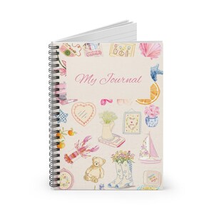 Aesthetic Journal Notebook for Creative Minds, Cute Spiral Diary for Thoughts, Perfect for Any Occasion