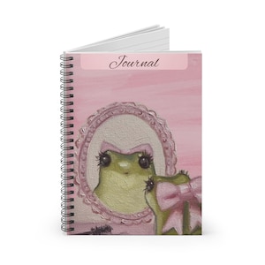 Cute Frog Spiral Notebook - Perfect Journal for Animal Lovers, Gift for Kids, School Supplies, Decorative Diary, Unique Stationery