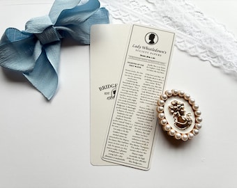 Bridgerton Bookmark - TV Series - Lady Whistledowns Society Papers