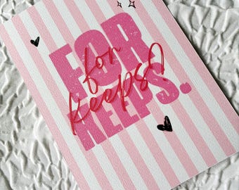 Boys of Tommen - For Keeps? |  Kindle Inserts