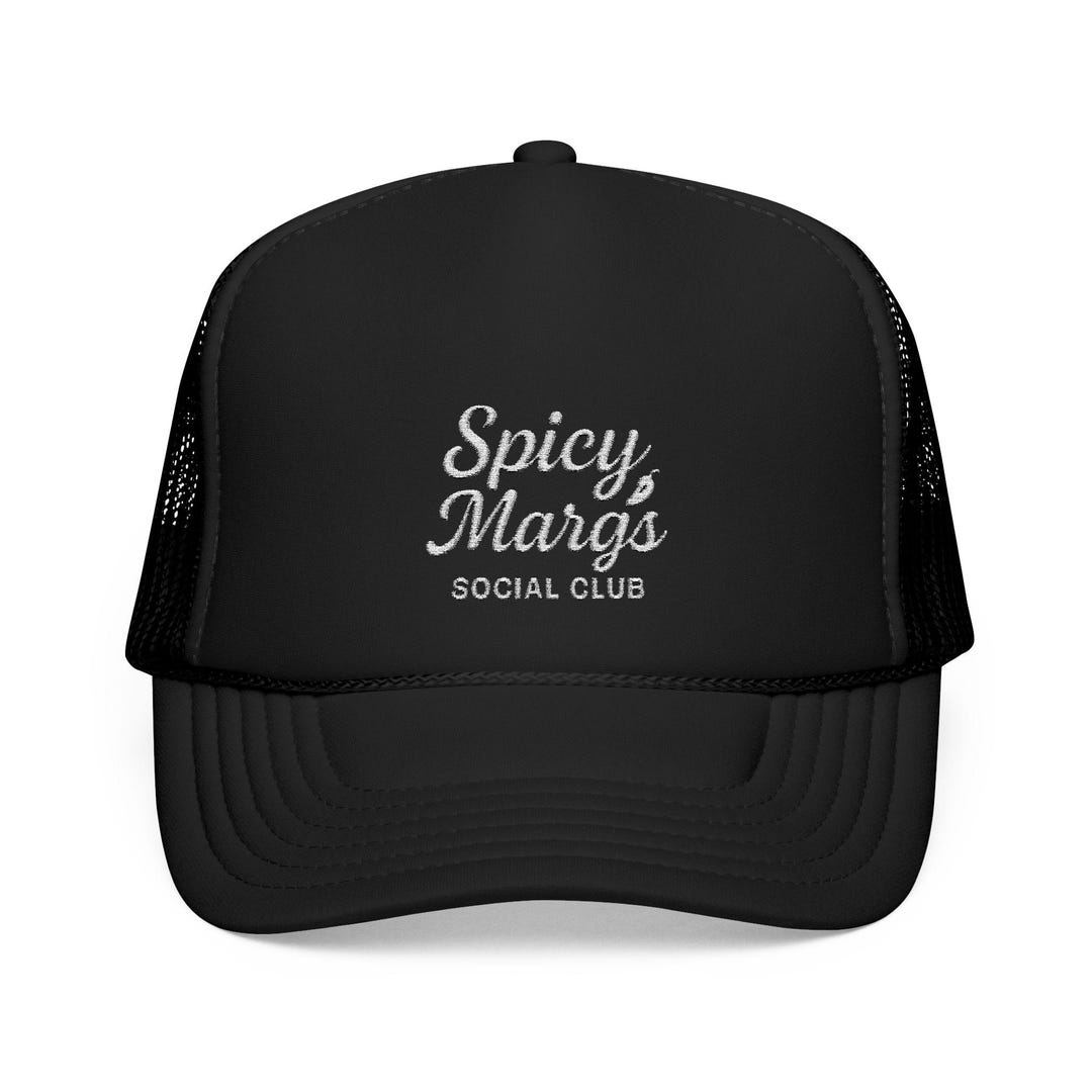 Spicy Margs Trucker Hat - Social Club Embroidered Cap - Etsy display picture 3