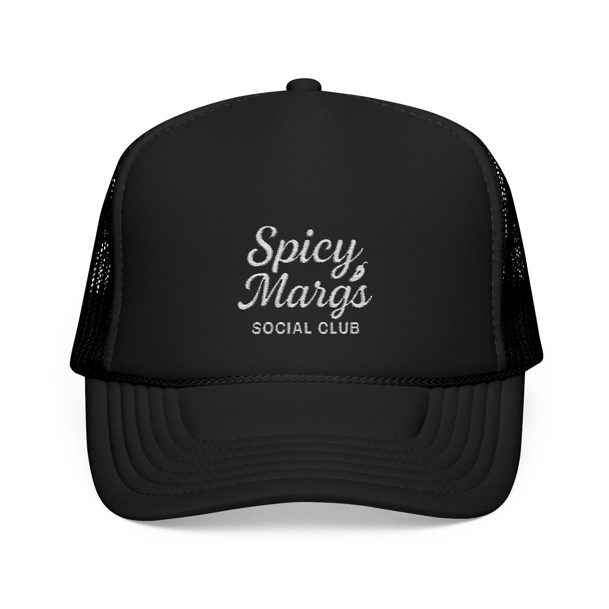 Spicy Margs Trucker Hat - Social Club Embroidered Cap - Etsy display picture 2