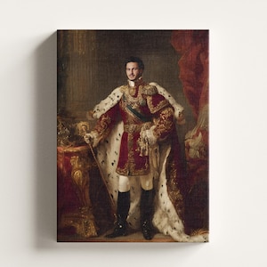 Ritratto rinascimentale personalizzato: arte reale regale da foto (download digitale)
