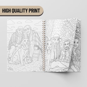 custom drawing from photo
photo coloring book
gifts for him
birthday gift idea
wedding gift coloring
mother's day gift
coloring gift for kids
coloring printable art
custom gift for kids
customized coloring book