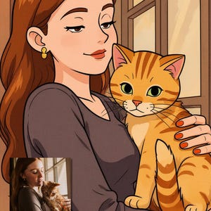 Custom Anime Couple Portrait: Personalized Manga Art Gift (Digital Download)